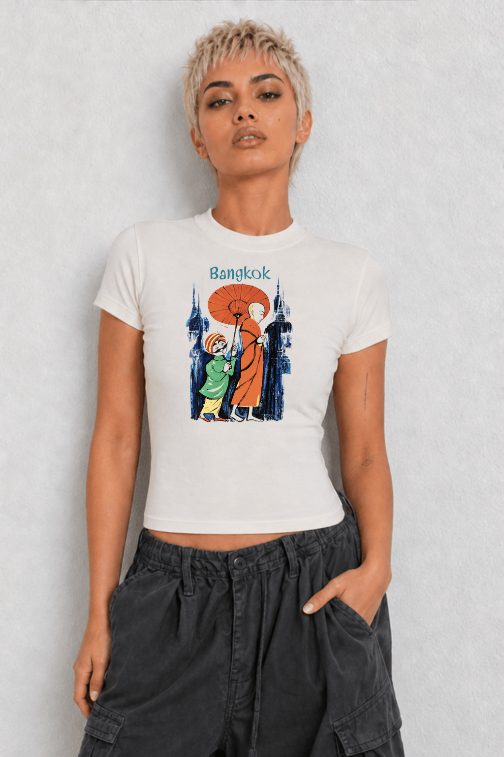 Bangkok Womens White Tee