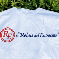 Paris 'Le Relais De L’Entrecôte' White T-Shirt
