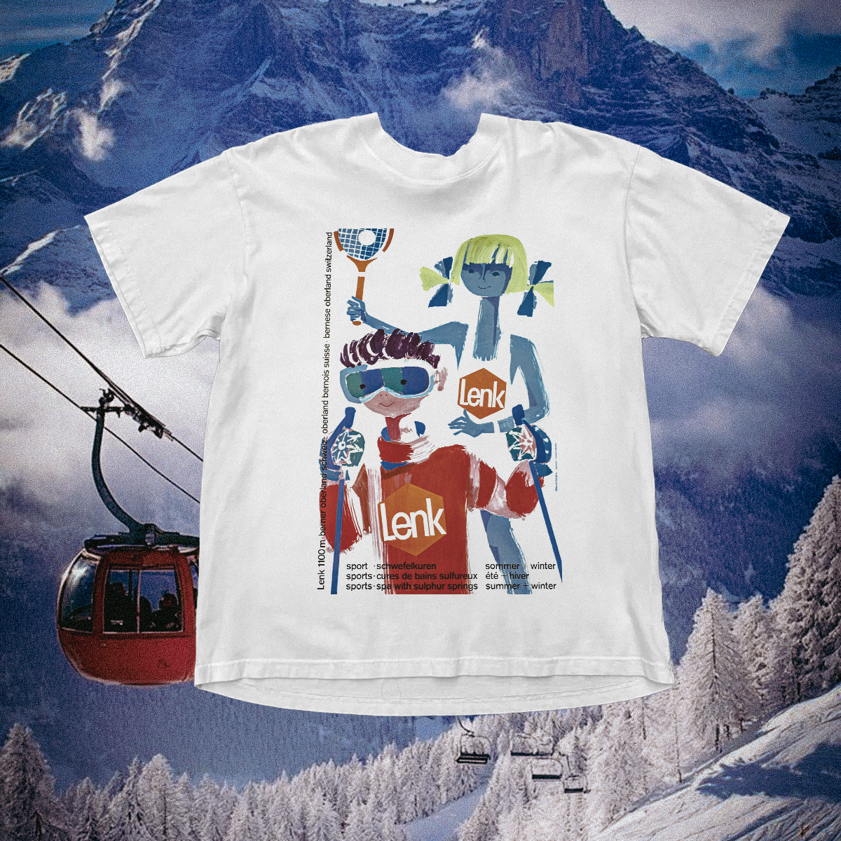 Lenk Vintage White Tee