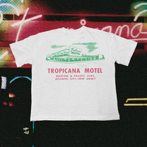 Tropicana Motel Vintage White Tee