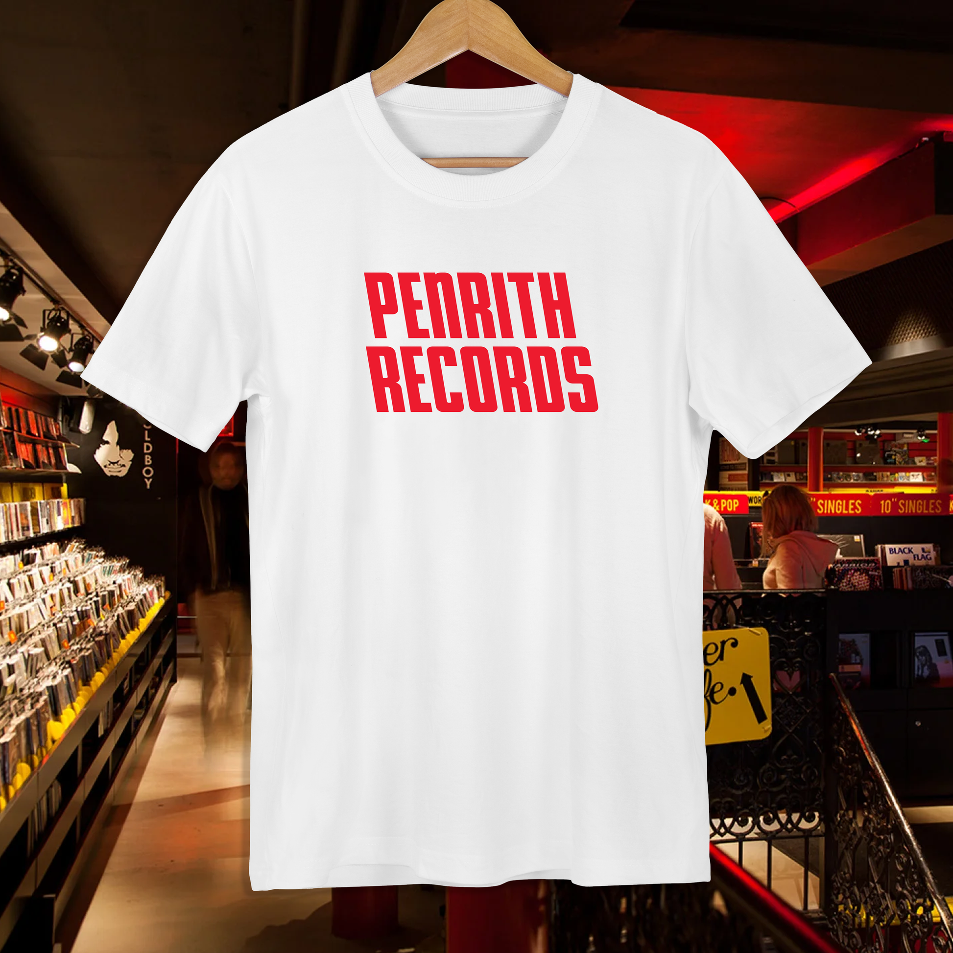Penrith Records White Tee