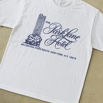 NYC 'Park Lane Hotel' Black T-Shirt