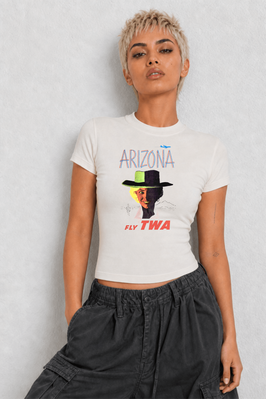 Arizona Womens White Tee