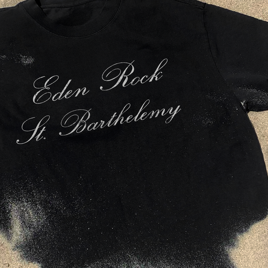 ST BART 'EDEN ROCk' WHITE TEE