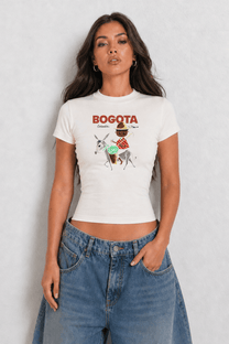 Bogota Womens White Tee