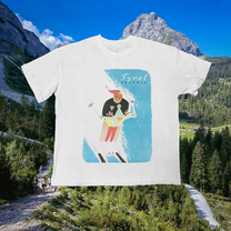 Tyrol Vintage White Tee