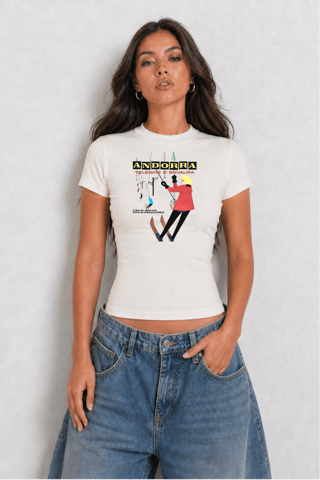 Andorra Womens White Tee