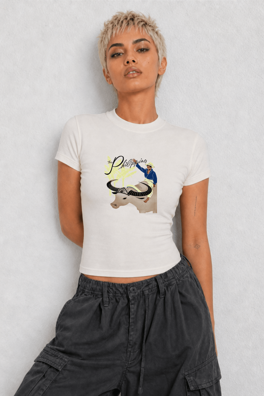 Philippines Womens White Tee