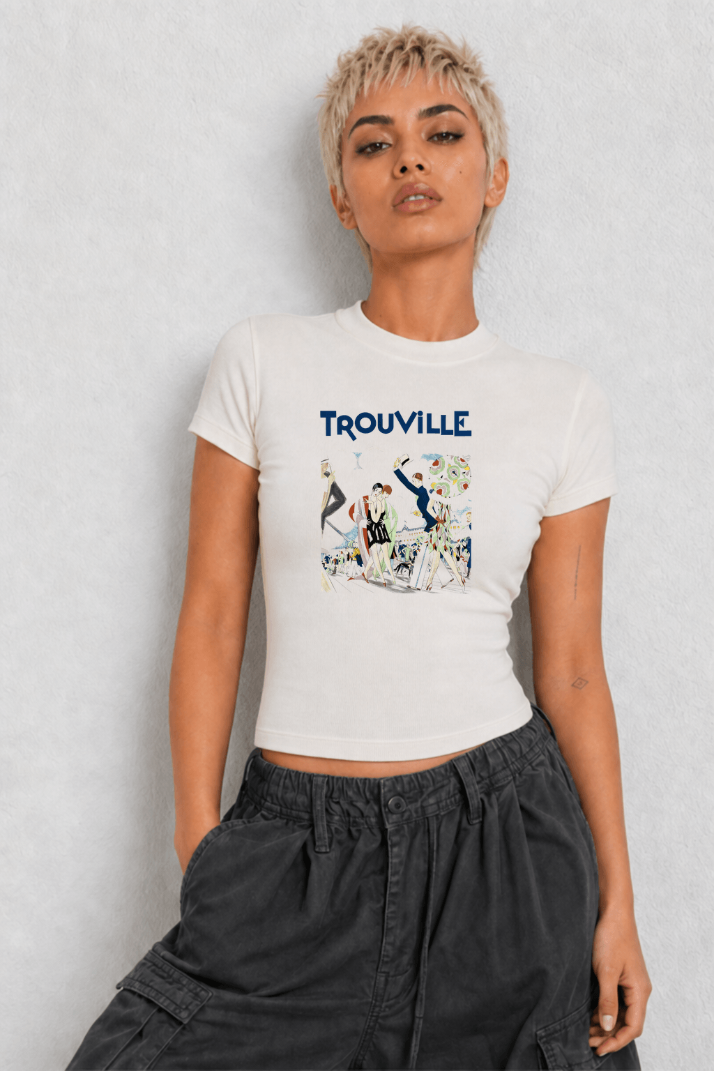 Trouville Womens White Tee