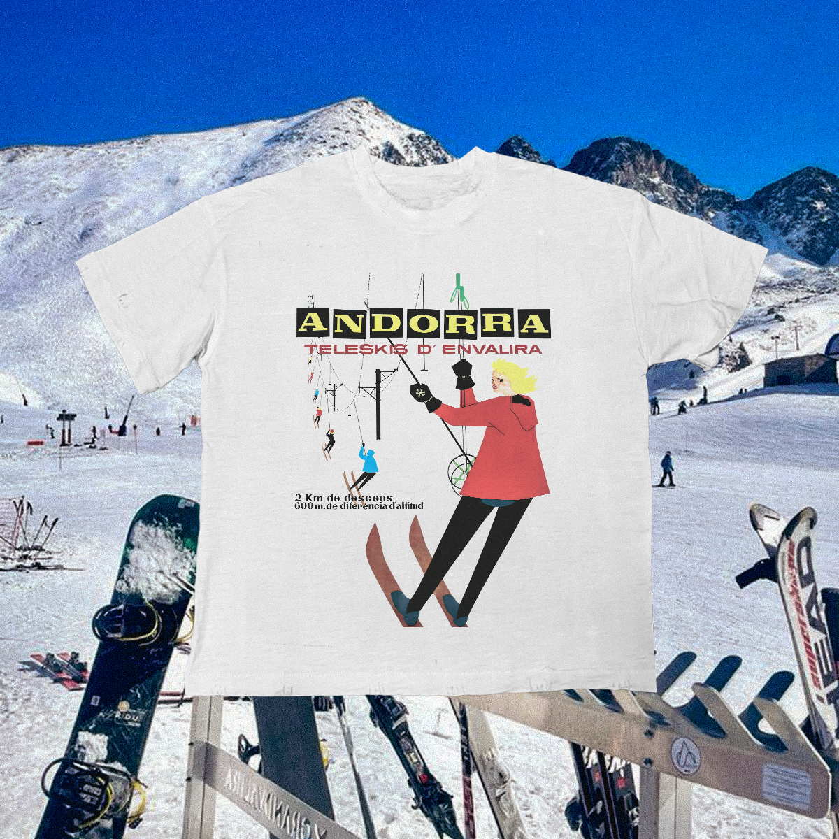 Andorra Vintage White Tee