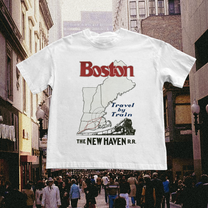 Boston Vintage White Tee