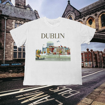 Dublin Vintage White Tee