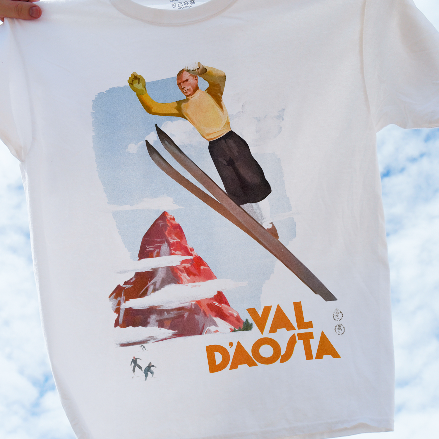 'VAL D'AOSTA' CLASSIC WHITE TEE