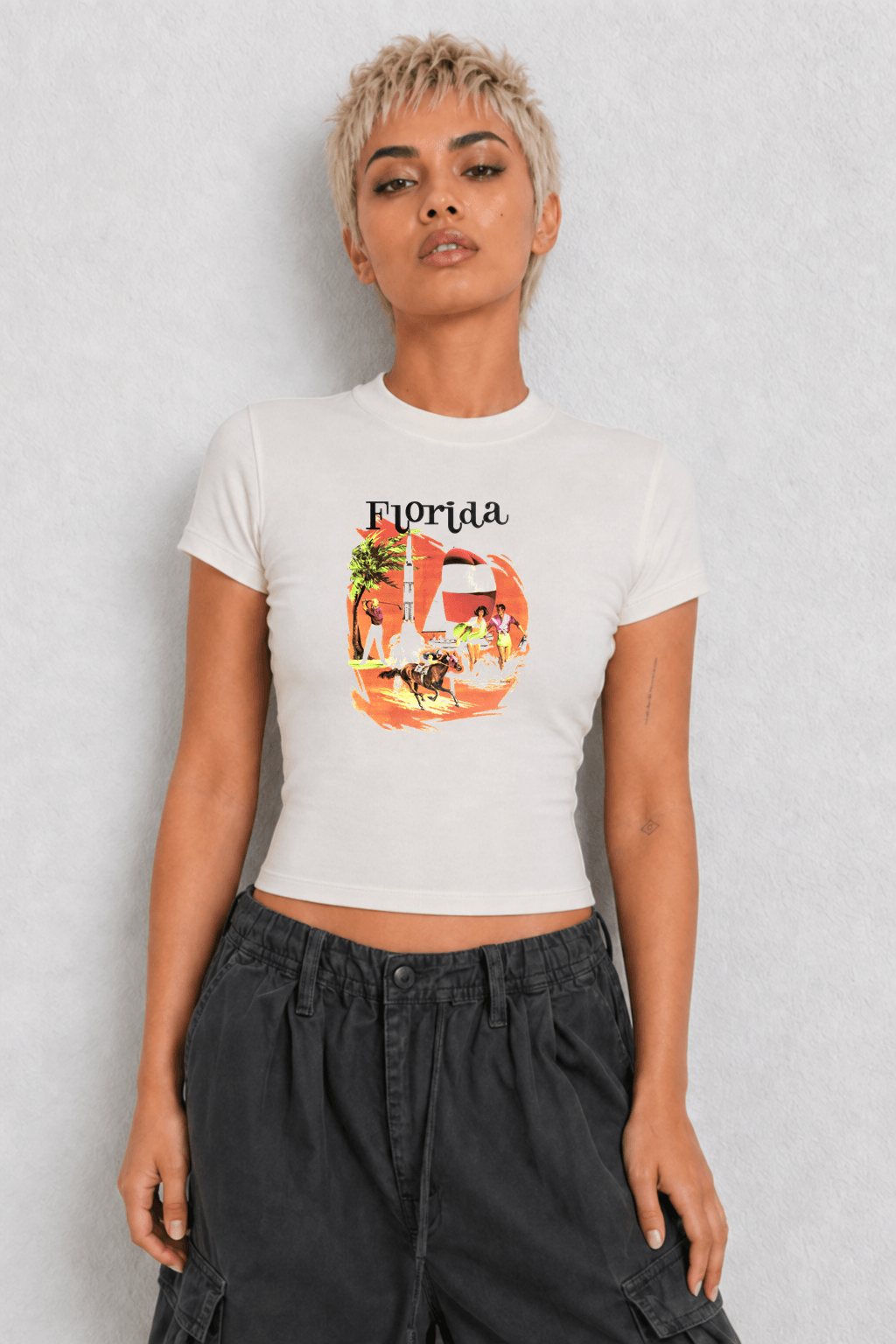 Florida Womens White Tee