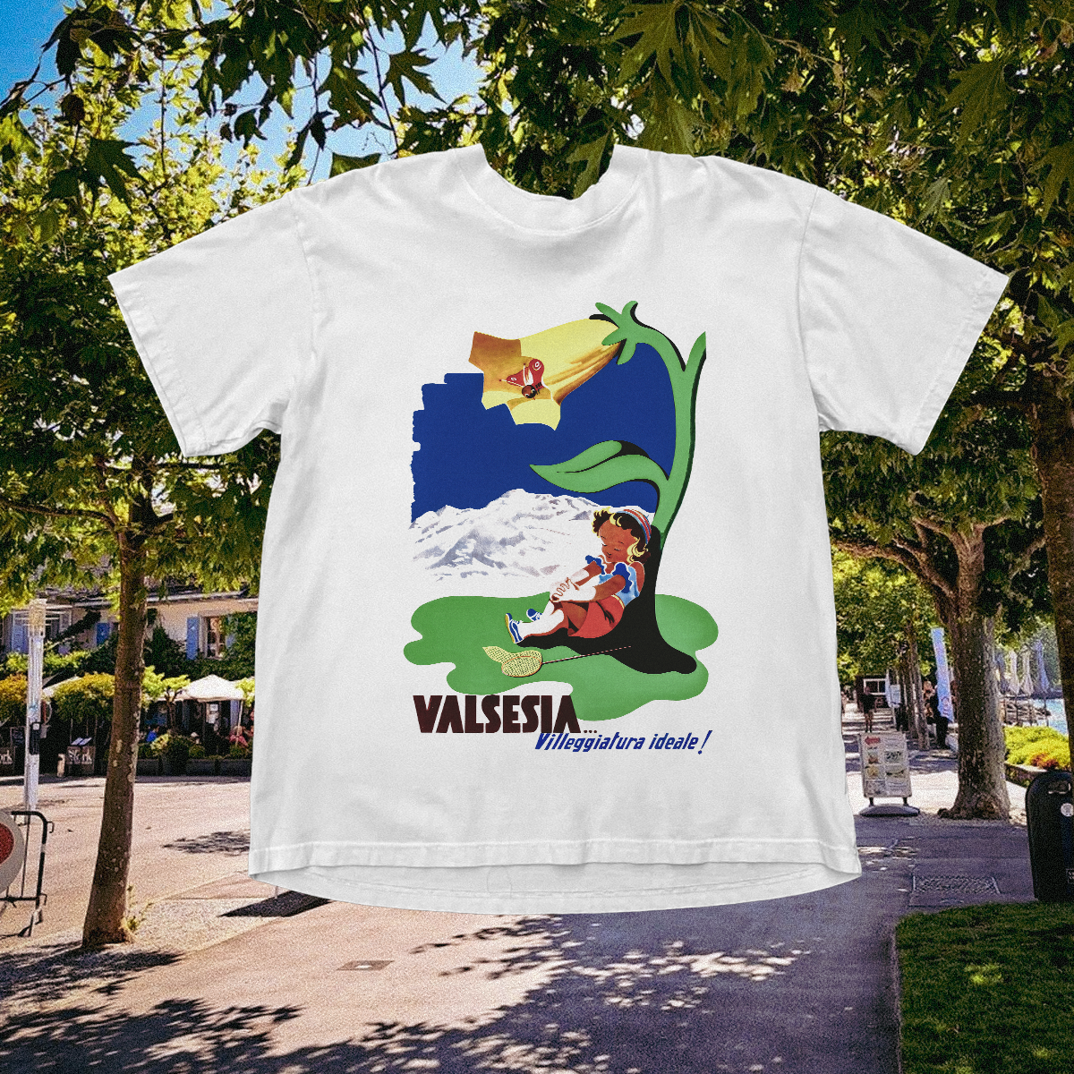 Vevey Vintage White Tee