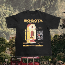 Bogota Vintage Black Tee