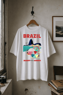 Brazil Brandiff Vintage White Tee lifestyle product image