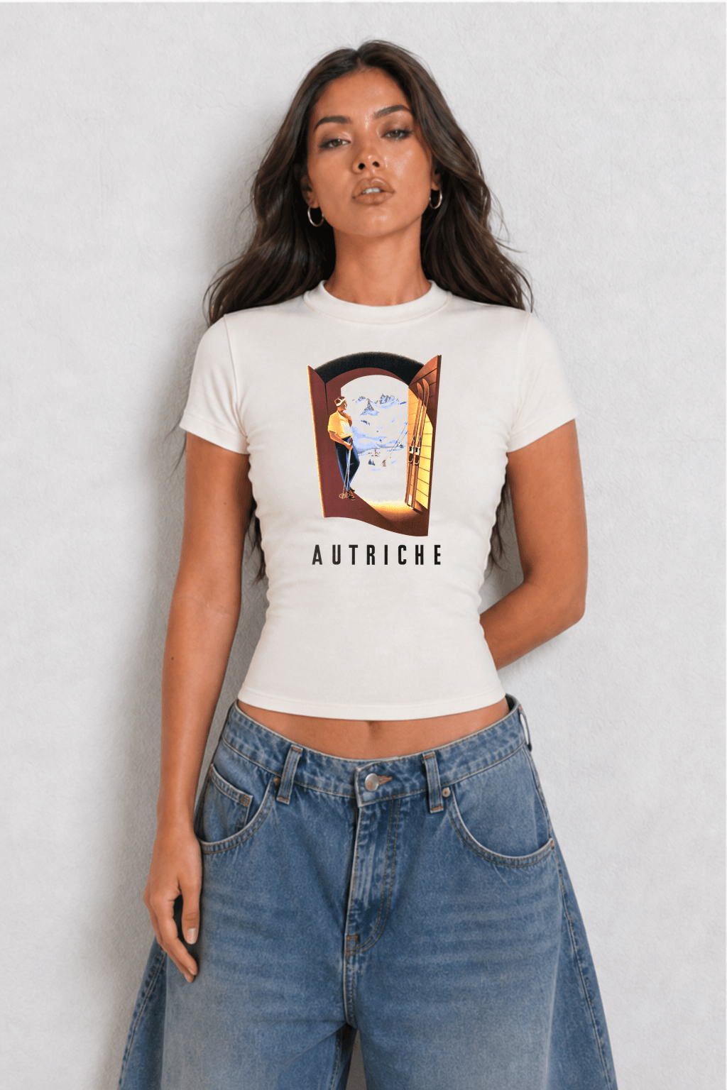 Autriche Womens White Tee