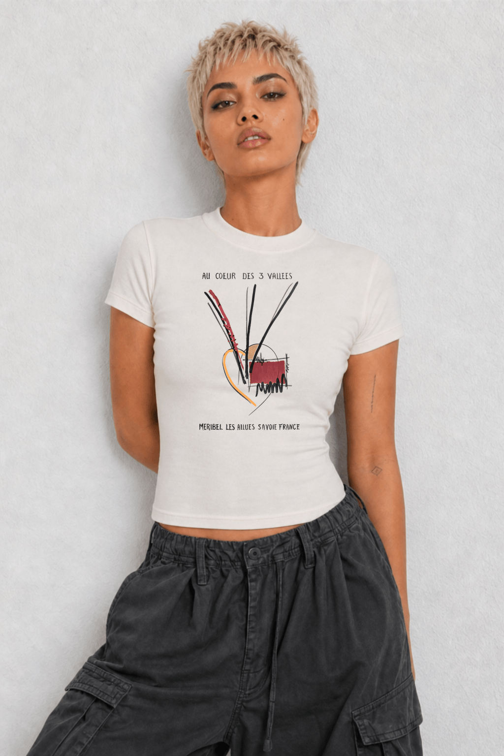 Valees Womens White Tee