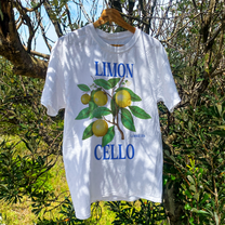 Limoncello La Dolce Vita White Washed Tee