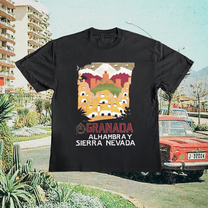 Granada Vintage Black Tee
