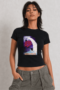 Crociera Womens Black Tee