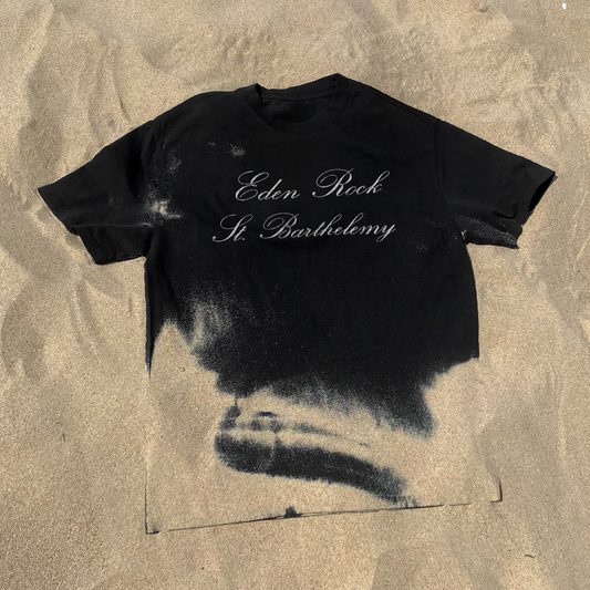 ST BART 'EDEN ROCk' WHITE TEE