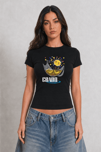 Grado Italy Womens Black Tee