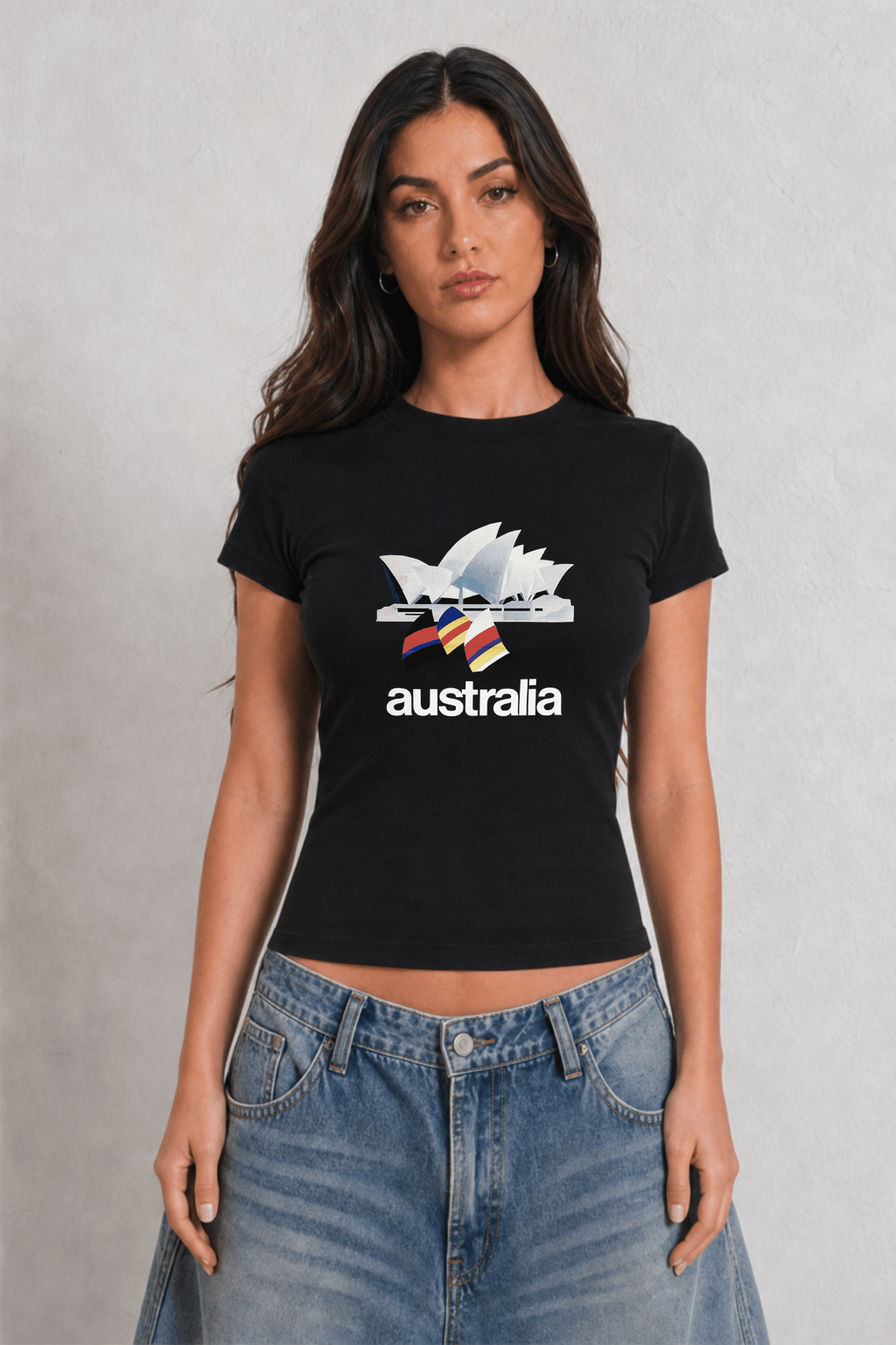 Sydney Opera Womens Black Tee