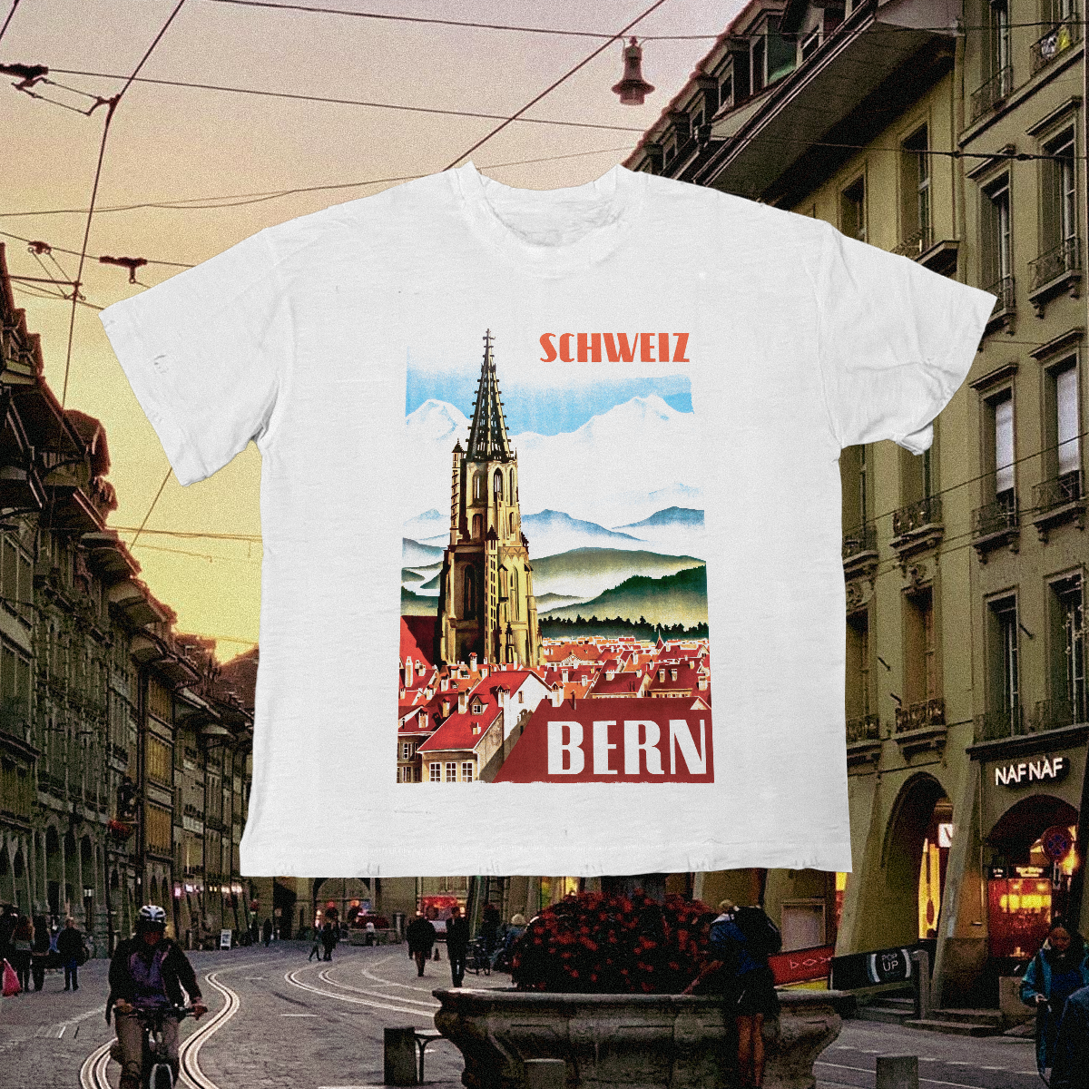 Bern Vintage White Tee