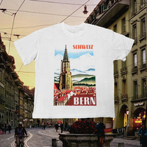 Bern Vintage White Tee