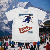 Skis Badan Vintage White Tee