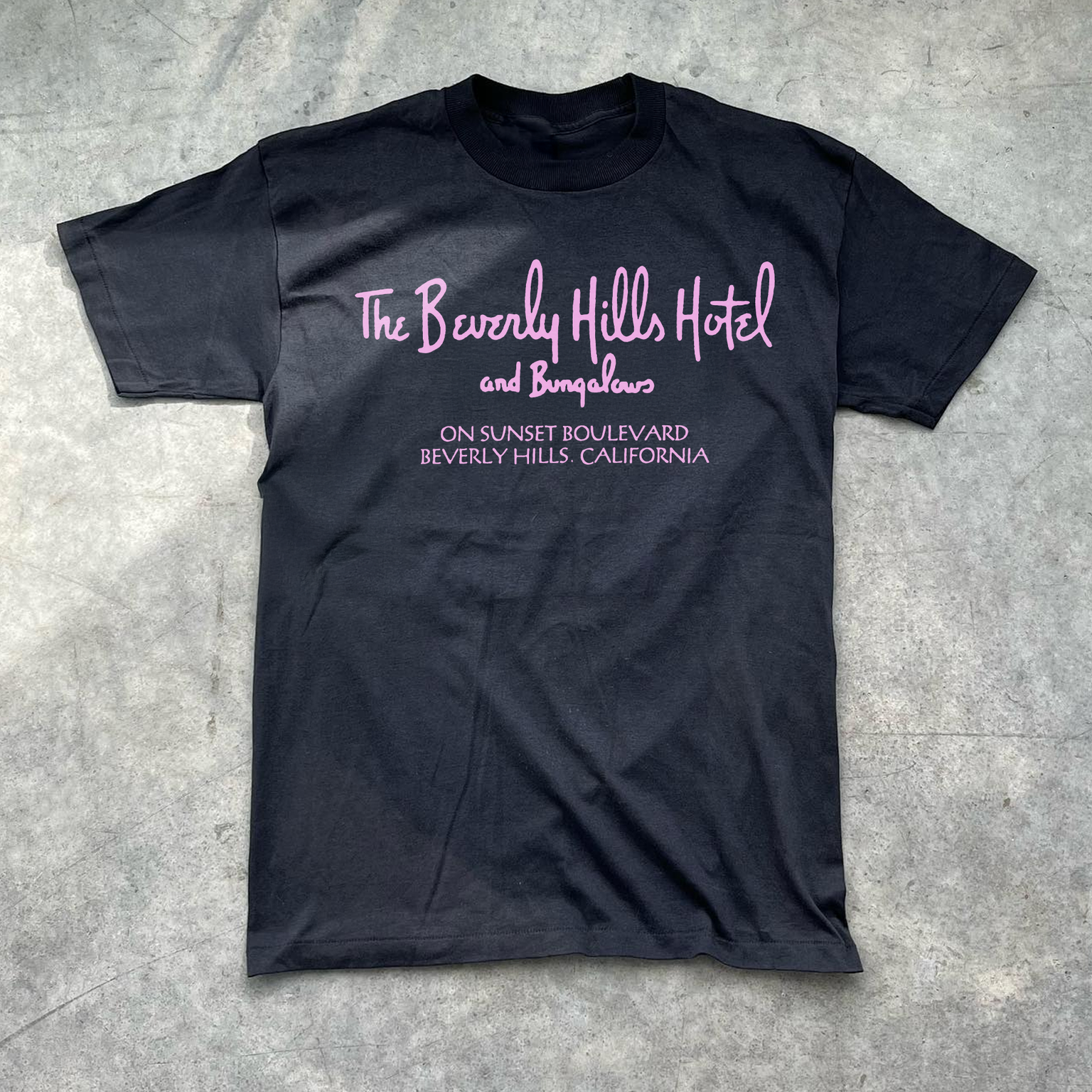 Beverly Hills Hotel &amp; Bungalows Black Tee