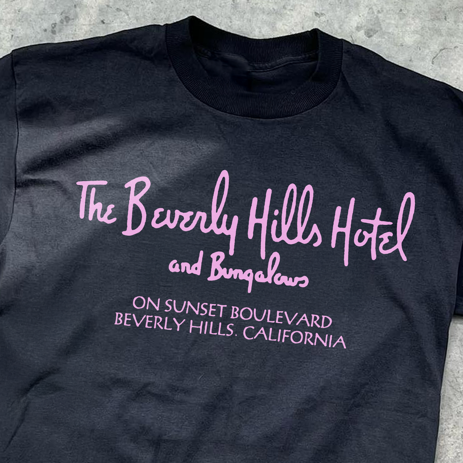 Beverly Hills Hotel &amp; Bungalows Black Tee