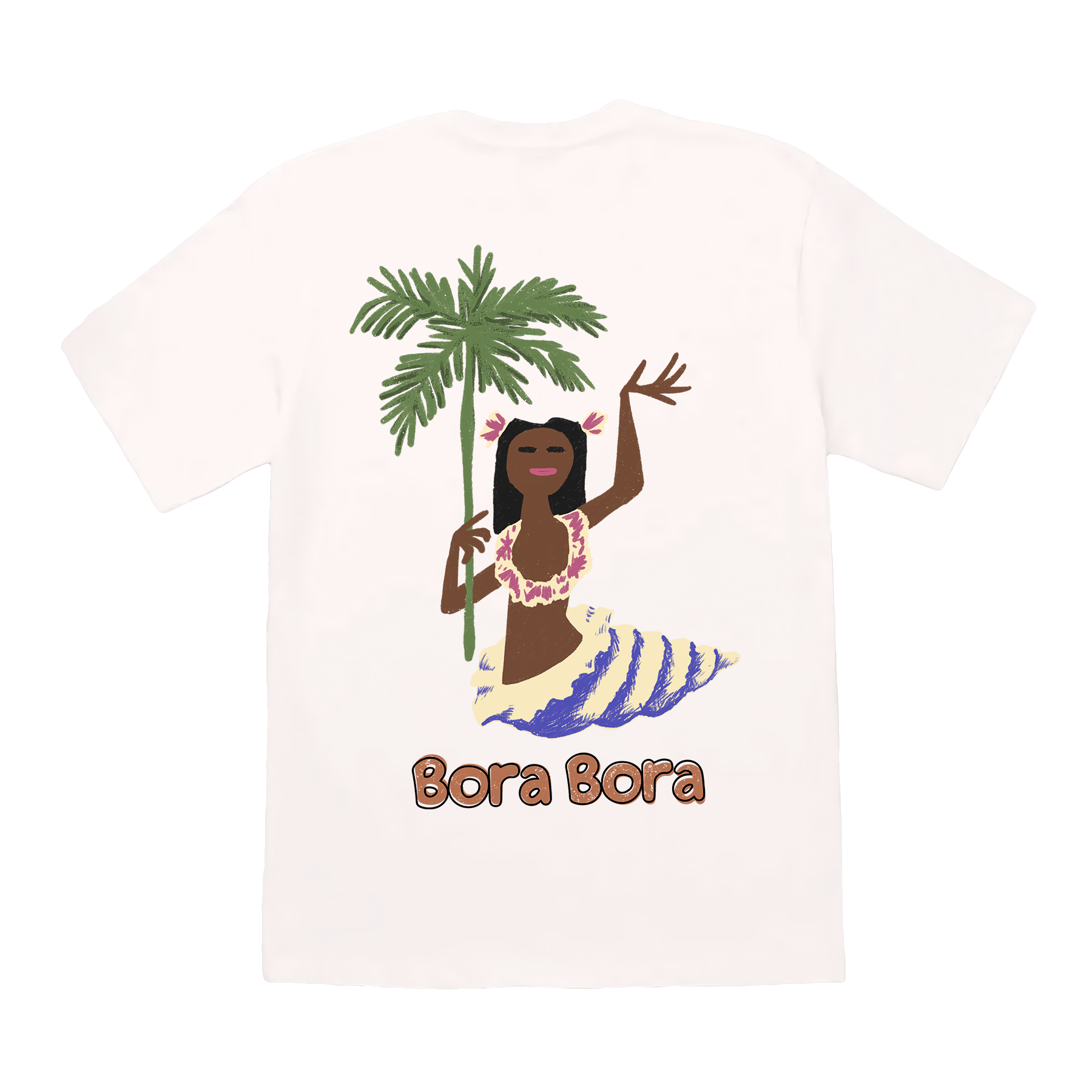 Bora Bora | Bone Heavy Weight Tee