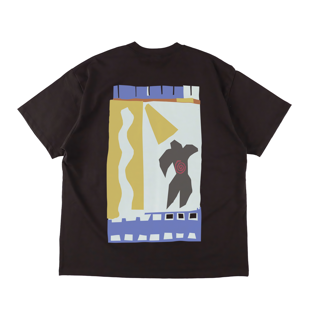 Cannes | Black Heavy Weight Tee