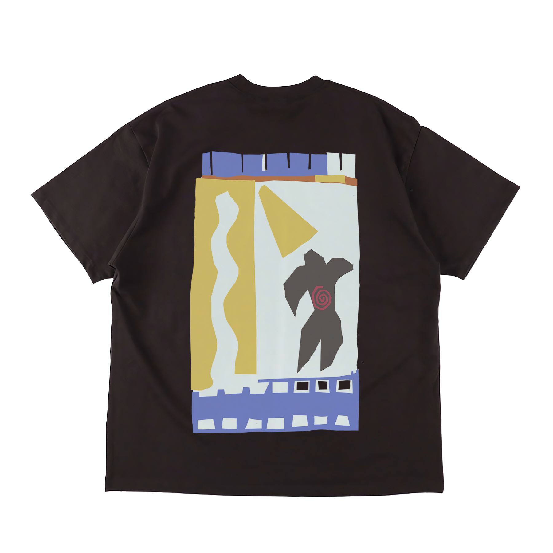 Cannes | Black Heavy Weight Tee