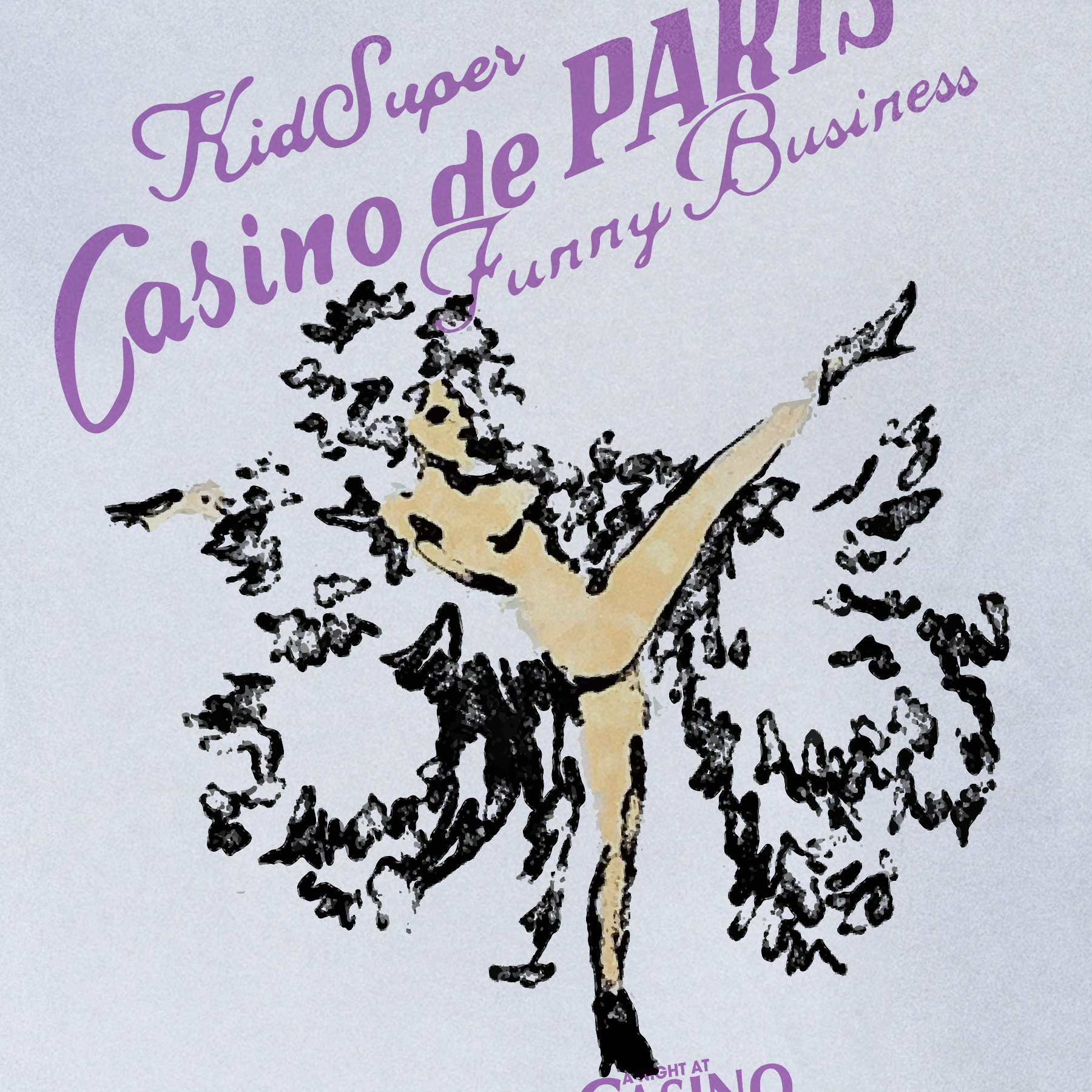 Casino De Paris White Washed Tee
