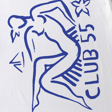 Club 55 White Washed Tee