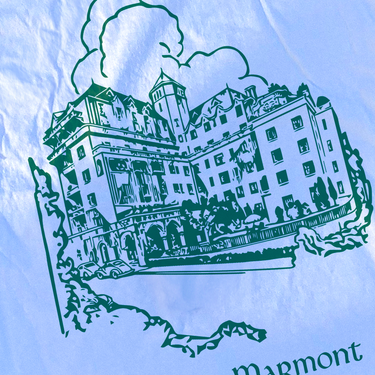 Chateau Marmont White Washed Tee