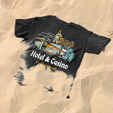 Dunes Casino Black Tee