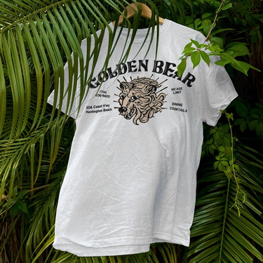 Golden Bear Nightclub White Washed Tee