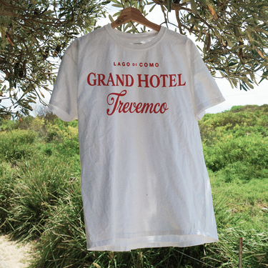 Grand Hotel Tremezzo White Washed Tee