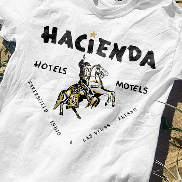 Hacienda Hotel White Washed Tee