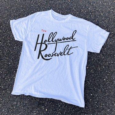 Hollywood Roosevelt White Washed Tee