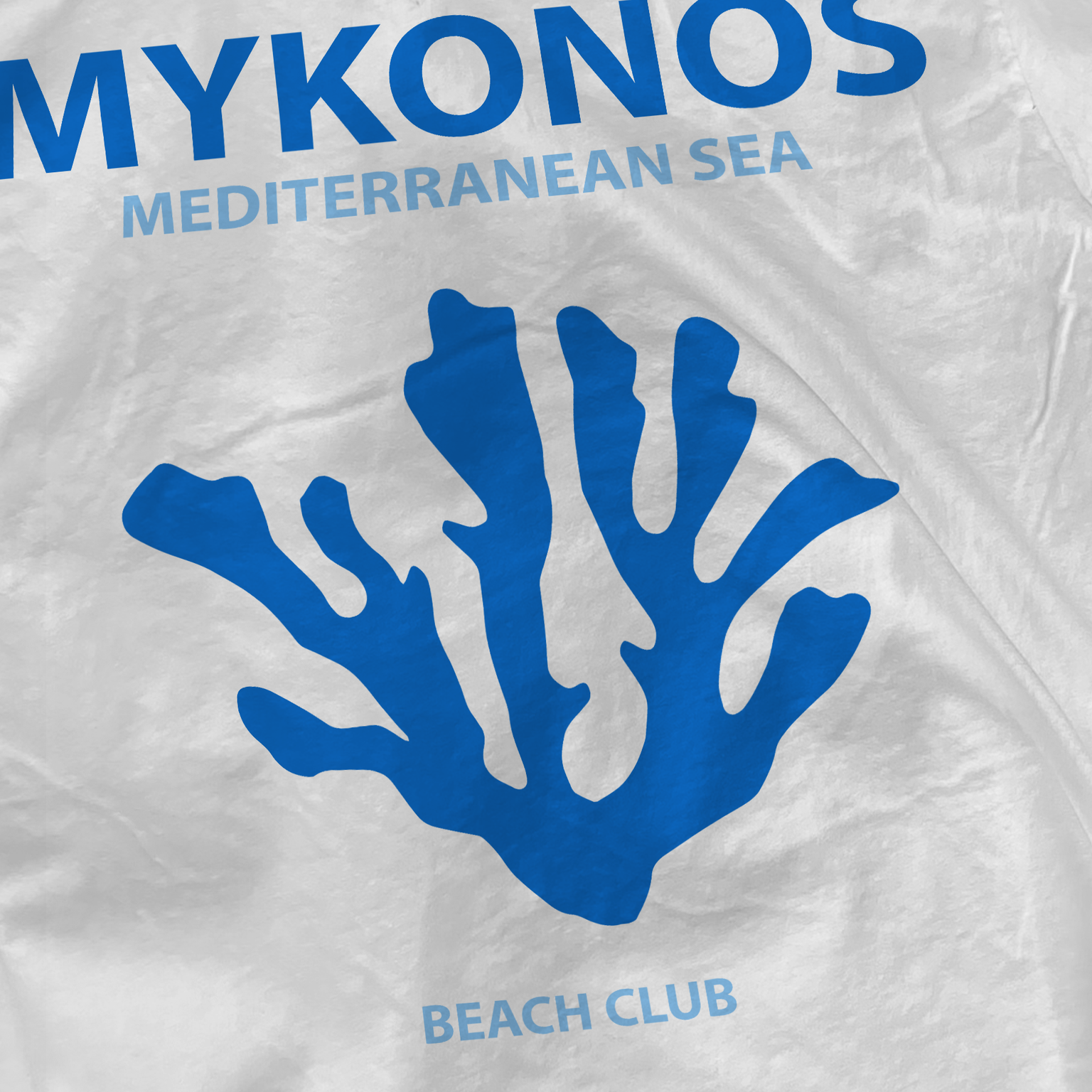 Mykonos Beach White Tee