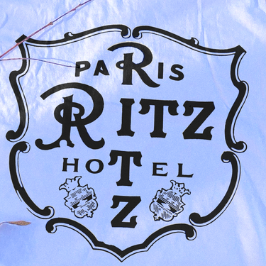 Paris Ritz White Washed Tee