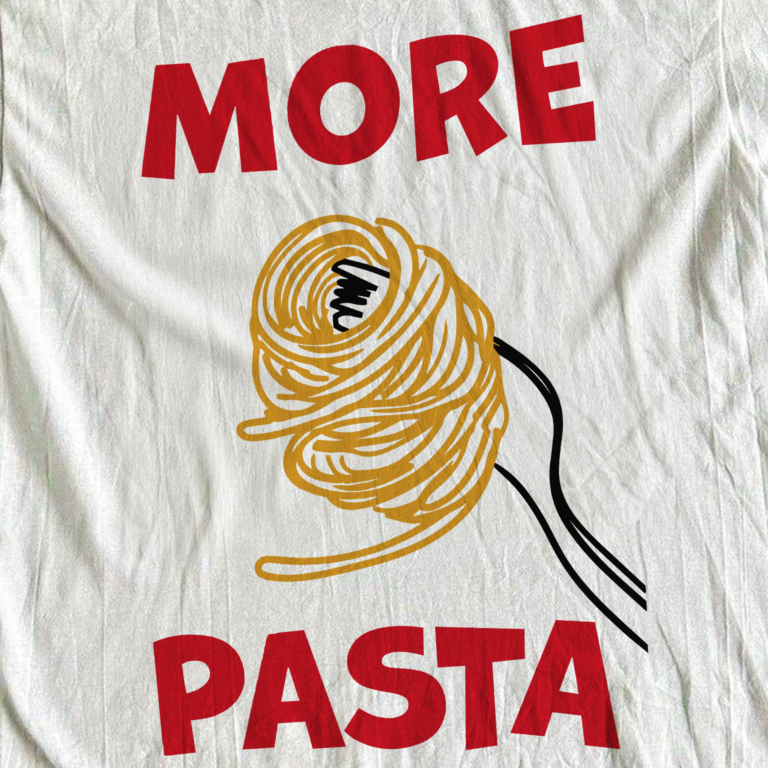 More Pasta White Tee