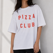 Pizza Club White Washed Tee