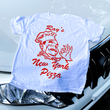 Ray's New York Pizza White Washed Tee